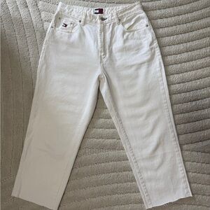 Vintage Tommy Hilfiger Straight Leg Jeans in White Made in Canada